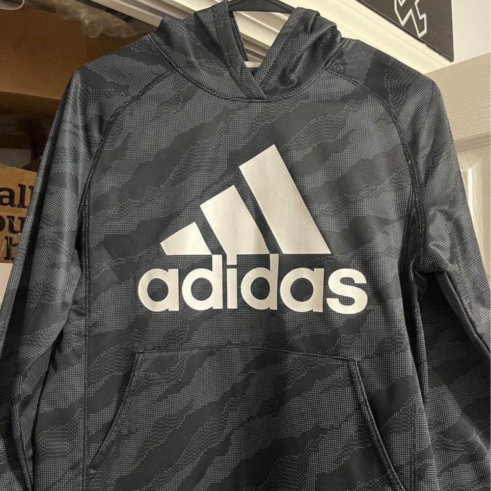 adidas Moto Camo Pullover (Large 14/16)